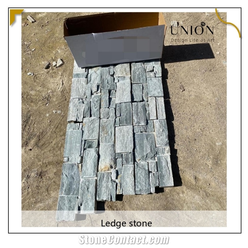 Union Deco Grey Slate Veneer Stack Stone Wall Cladding Stone Global