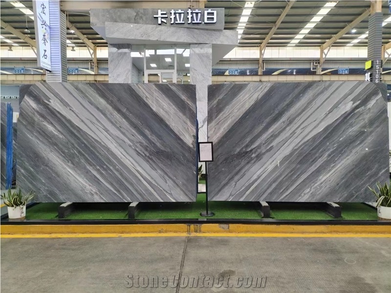 Italian Florence Grey Marble Slabs Polish From China Stonecontact