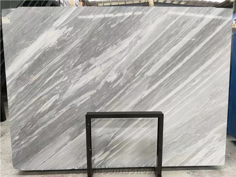 Italian Bardiglio Carrara Grey Marble Slabs Polished From China