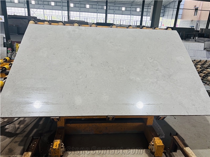 Super White Travertine Slab From China Stonecontact