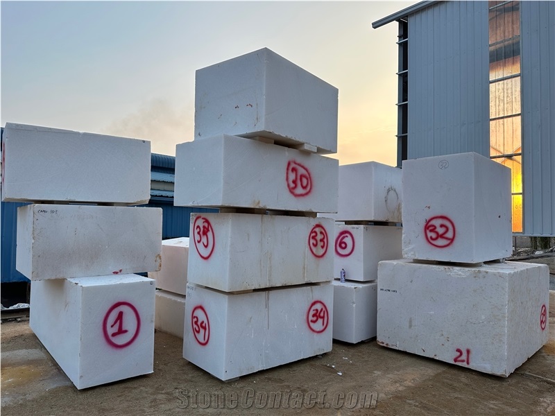 Vietnam White Marble Block Viet Nam White Marble Hanphar From Viet