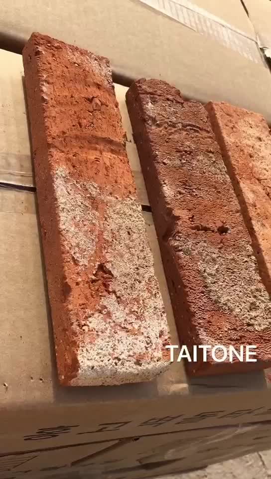 Antique Red Reclaimed Used Brick Veneers For Wall Decoration From China