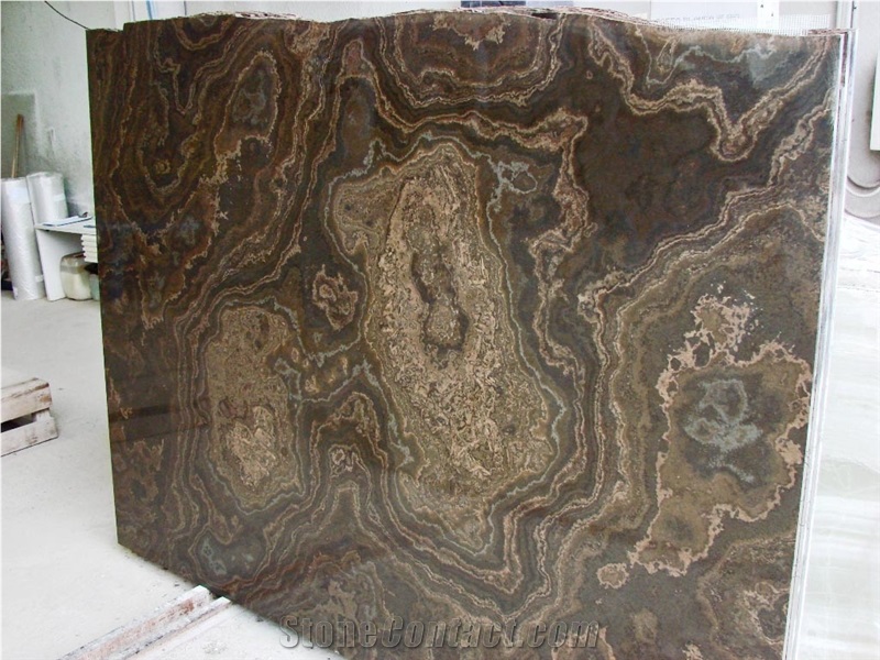 Tobacco Brown Eramosa Limestone from Italy
