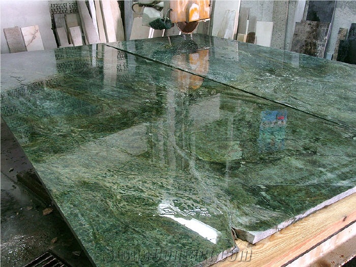 Forest Green Marble Polished Slabs From Poland Stonecontact Forest Green Marble Polished Slabs