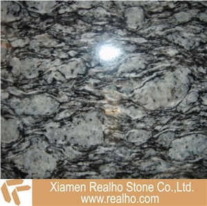 Sea Wave White Granite Spray White Tiles From China StoneContact