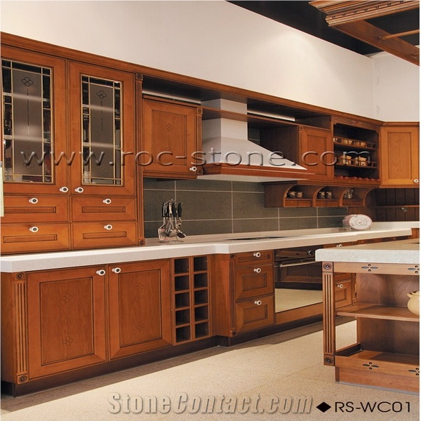 White Granite Kitchen Design from China - StoneContact.com White Granite Kitchen Design