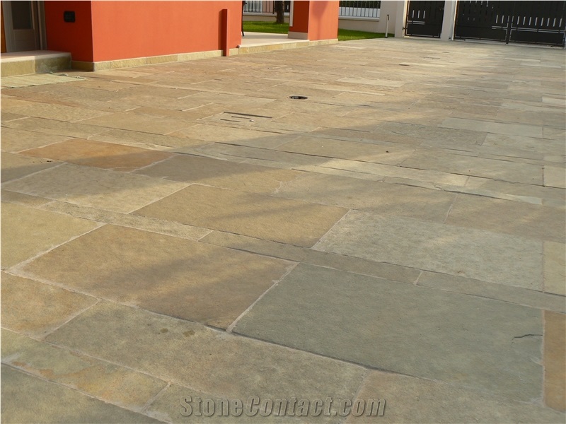 Indian Limestone Slabs Tiles All Colors, Kota Brown Limestone Tiles