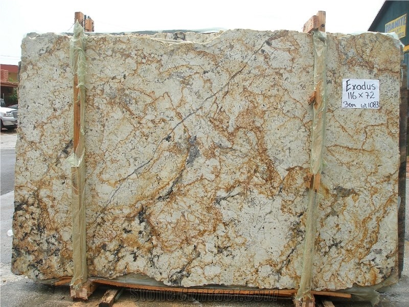 Exodus Granite Slabs from Brazil - StoneContact.com