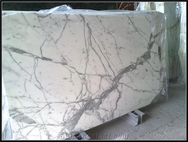 Statuary Marble Slabs, Statuario Venato Marble Slabs from Italy