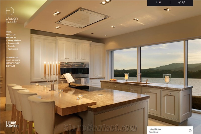 Calacatta Gold Marble Kitchen Top, Living Kitchen by Design House ... Living Kitchen by Design House Calacatta Gold Marble Kitchen Top, Living Kitchen by Design House ... Living Kitchen by Design House