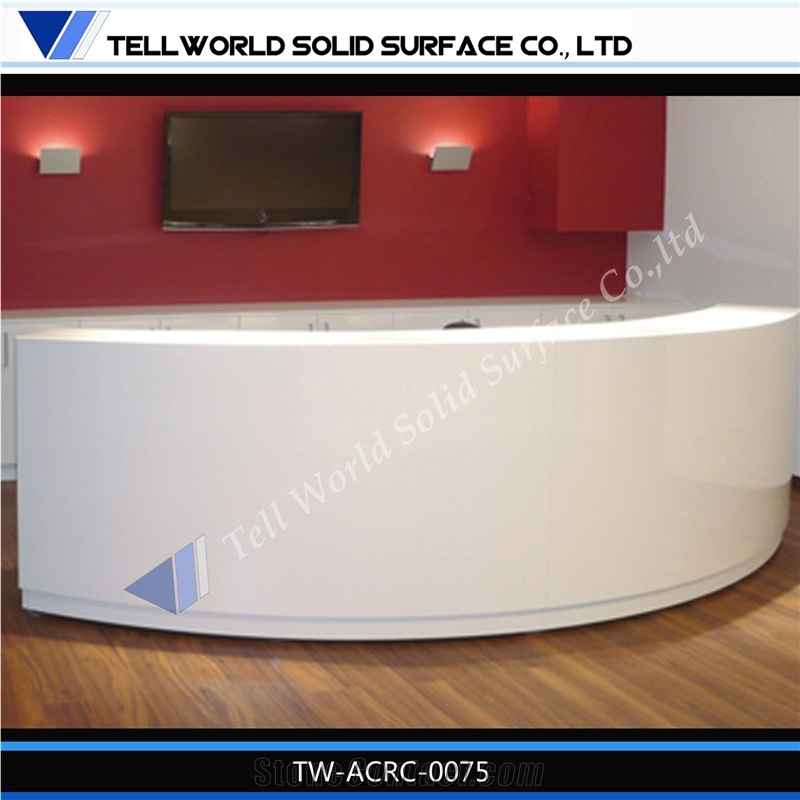 standing reception counter