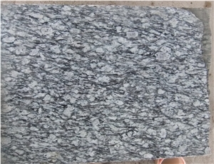 China Natural Stone Spray White Granite Big Slab Polished White Wave