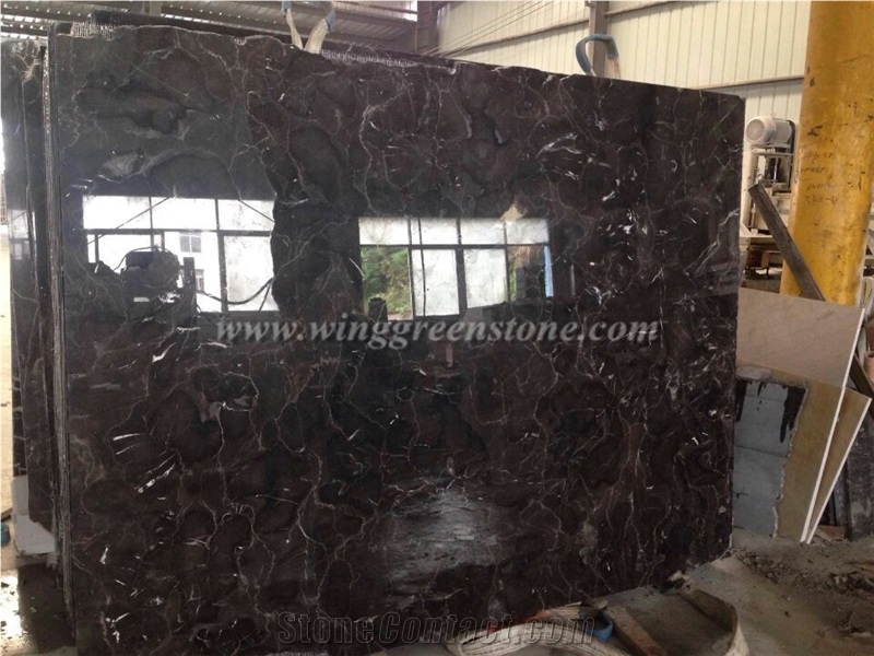 Polished Emperador Dark Marble Tile Slab China Polished Emperador