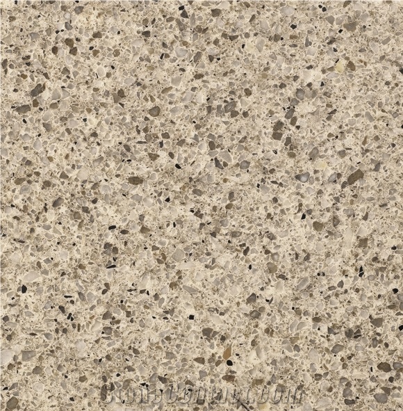 Quartz Stone Beige Quartz Stone Tile Slab Wg From China