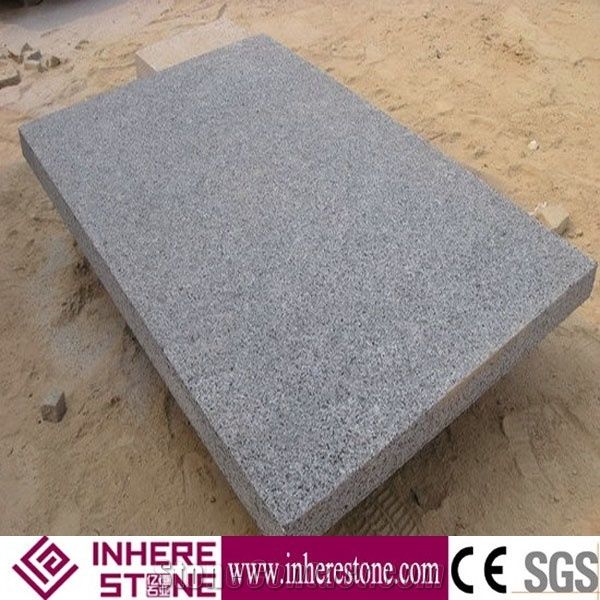 Exterior Floor G654 Flamed Brushed Granite Tile Padanga Dunkel Palladio