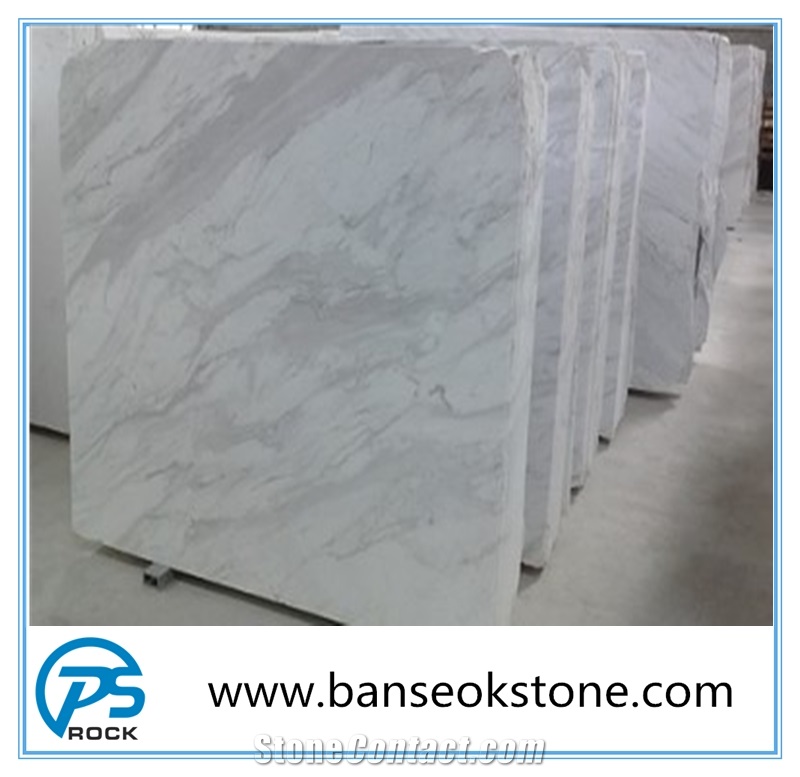 White Volakas Marble Slabs Tiles Greece White Marble From China