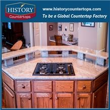 millenium cream granite prefab kitchen countertops,natural stone millenium cream granite prefab kitchen countertops,natural stone