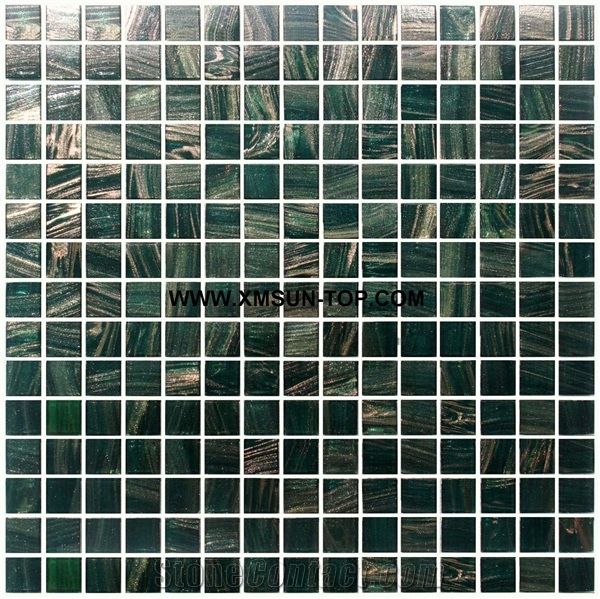 green glass mosaicsquare glass mosaicmosaic patternfloor mosaicwall mosaicpolished mosaicinterior decorationcustomized mosaic tilemosaic tile for