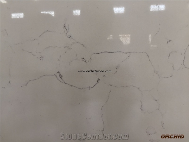 Carrara Bianca Quartz Stone Slabs Carrara Bianca Engineered Stone