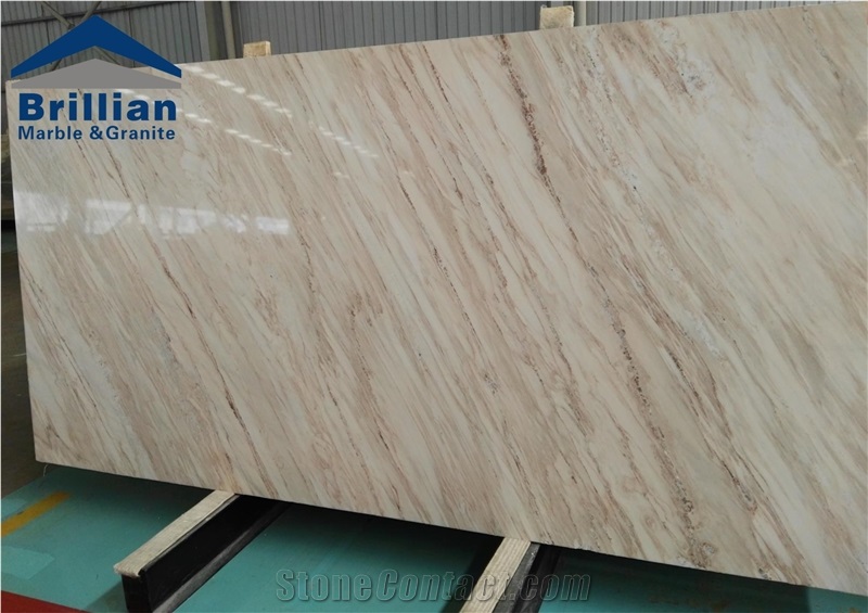 Palissandro White Marble Slabs Tiles White Marble For Interior Wall