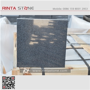 G654 Sesame Black Dark Light Grey Granite Tiles Slabs Nero Impala China