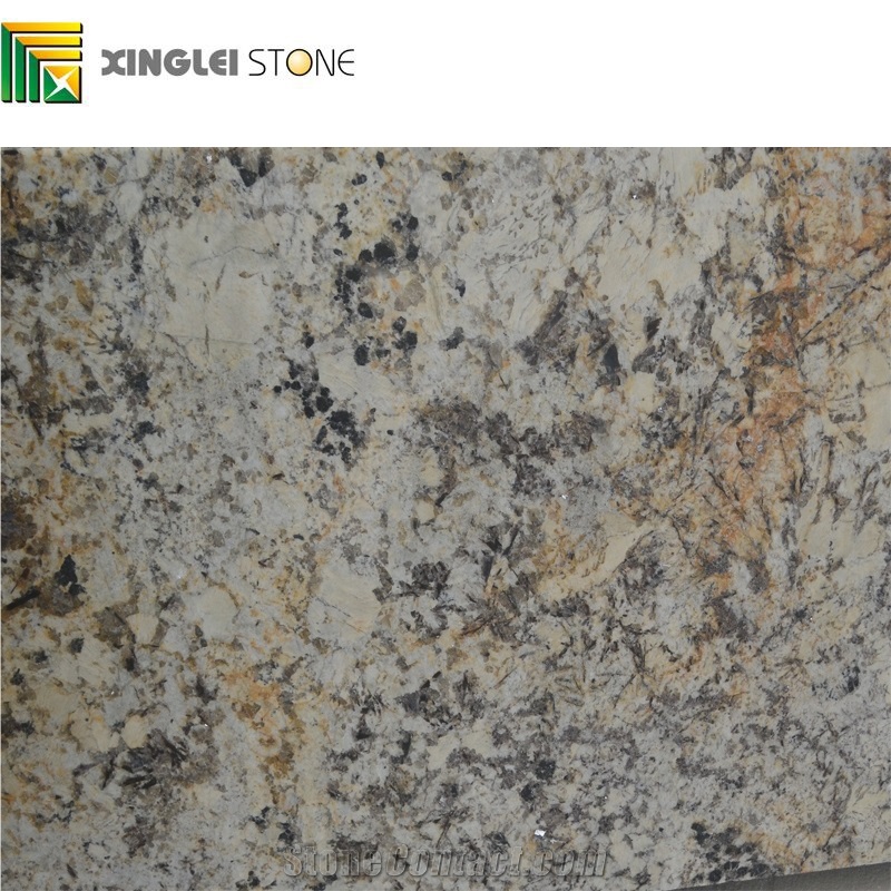 Golden Amarelo Granite Brazil Yellow Granite Slabs Tile Projects From