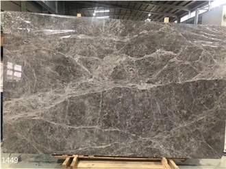 Hermes Grey Marble Slabs Emperador Fume Project Tile From China