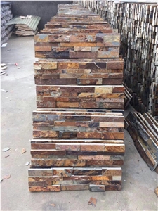 Cheap Natural Rusty Slate Stacked Stone Veneer