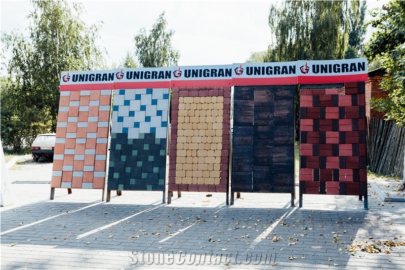 Unigran Grey Ukraine Cube Stone