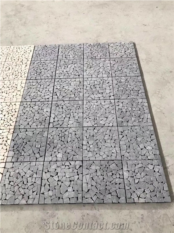 Slate Mosaic French Pattern Wall Slate Tile Patio