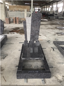 Bahama Blue Granite Headstone Tombstone