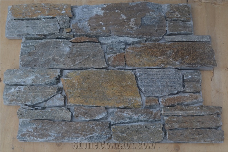 Z Shape Cement Slate Wall Stone
