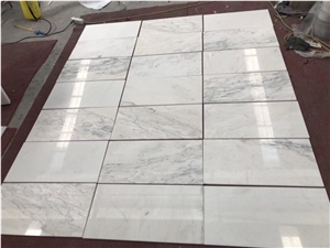 White Marble Calacatta Taupe Floor Wall Tile