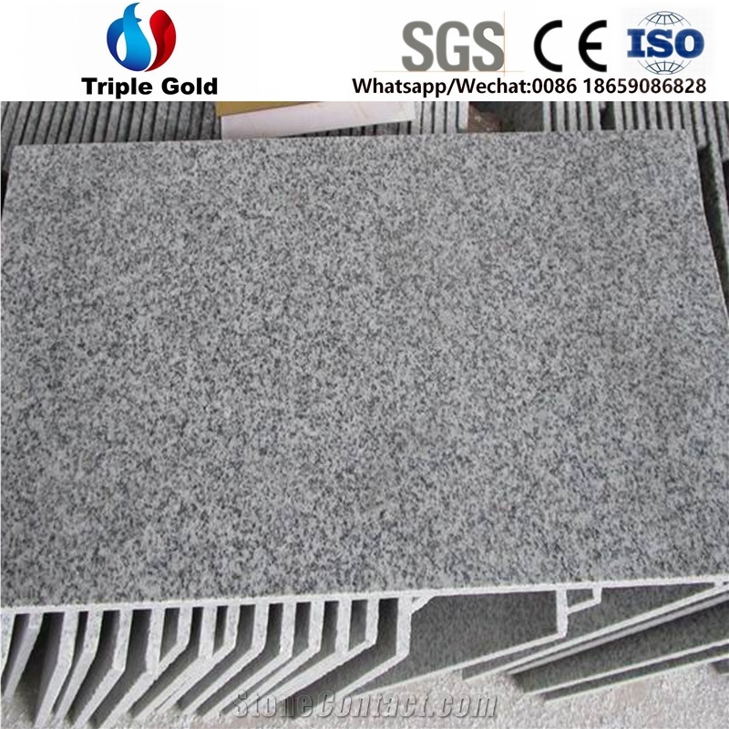 G601 Light Grey Granite Flamed Floor Tiles