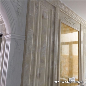 Artificial White Marble Stone Interior Home Decors