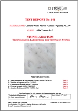 ASTM TEST REPORT