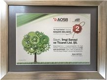 Green Factory Achievement Certificate