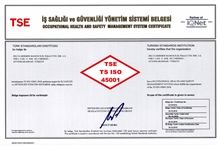 TSE TS ISO 45001