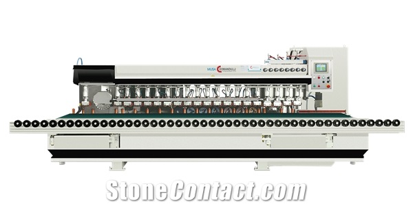 Comandulli MUSA Conveyor Belt Edge polishing machine for straight edge