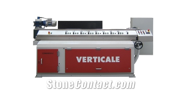 Comandulli VERTICALE Automatic multi-spindle vertical polishing machine, profiling machine, Flat Edges 