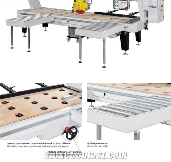 Eclipse SEMI-AUTOMATIC BENCH SAW WITH FIXED BRIDGE FOR CUTTING MARBLE, GRANITE AND CERAMIC
