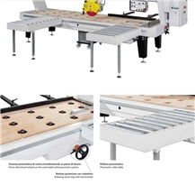 Eclipse SEMI-AUTOMATIC BENCH SAW WITH FIXED BRIDGE FOR CUTTING MARBLE, GRANITE AND CERAMIC