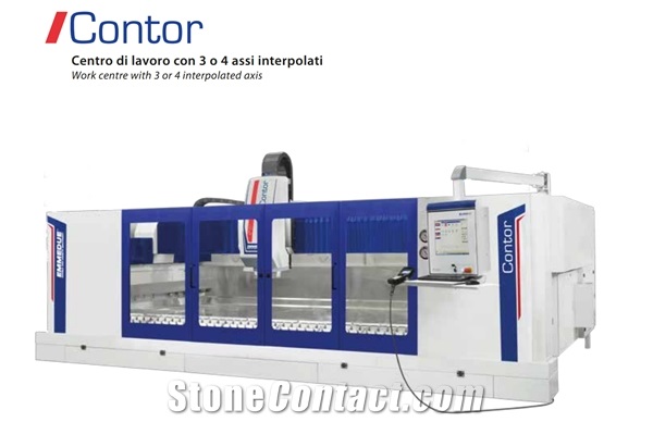 Emmedue Contor 260/360/400 CNC Work Center with 3/4 interpolated axes