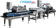 COMPACT LINE SQUARE - AUTOMATIC CUTTING AND RECTIFYING LINE FOR CERAMIC, MARBLE, STONE AND BRICK