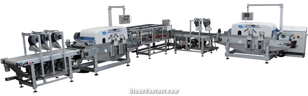 MTP - Two Heads automatic cutting machine for multiple linear cutting with diamond discs