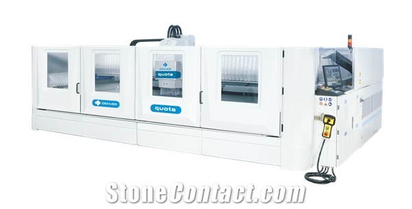 QUOTA 4200 Stone multifunctional CNC working center with 3 digital interpolated axes 