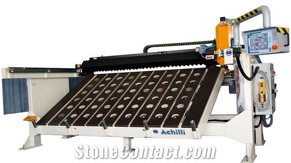 MBS TS Monoblock CNC Bridge Saw for Interpolated Angle Cutting in All Directions