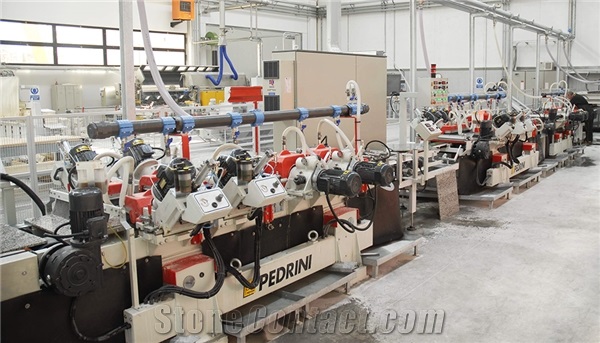 Pedrini M845LV Chamfering -Grooving Machine for marble and granite