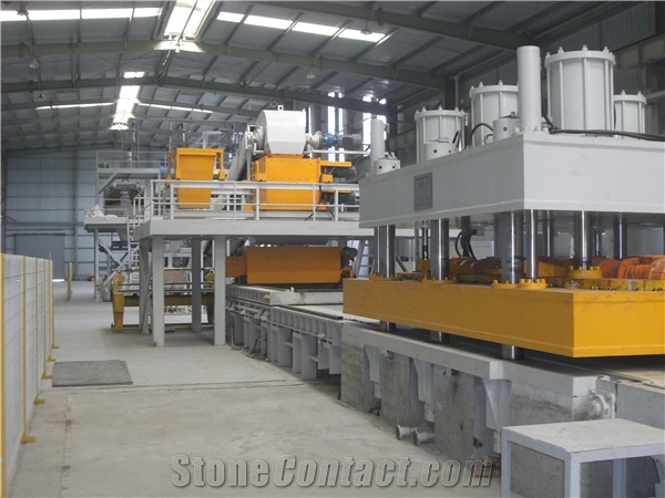 Quartz tile press machine production line - artificial quartz stone production line