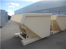 RESIDUES BOX/TIPPER BOX WITH LOWER SUPPORT, Collapsible Dumpsters